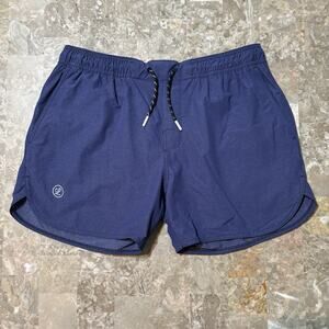 Legends Shorts Mens Large Blue Luka HD 5” Cut Liner Gym Running Stretch